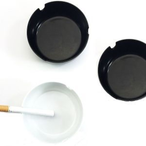 IGNITE BLACK AND WHITE ASHTRAY Pack Of 3