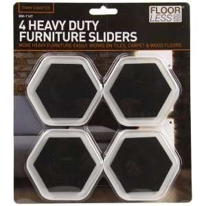 4 PIECE FURNITURE SLIDERS GLIDER PADS GLIDES