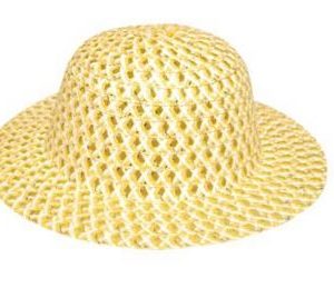 GO GLAM BONNET WITH SILVER THREAD YELLOW