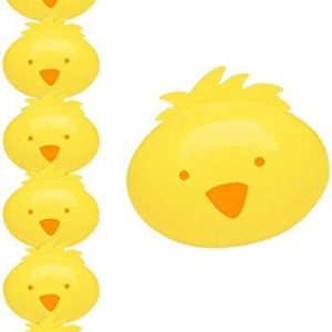 6 CHICK PLASTIC EGGS