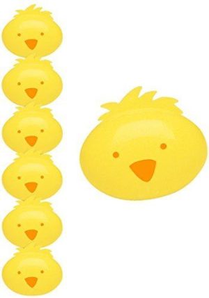 6 CHICK PLASTIC EGGS