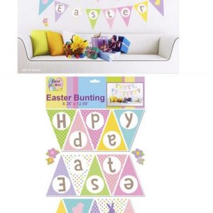 EASTER BUNTING ROOM/ WINDOW DECORATION HAPPY EASTER