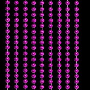 9FT PINK BEAD CHAIN GARLAND PINK BEADS CHRISTMAS