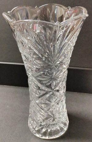 GLASS VASE 14CM X 24.5CM