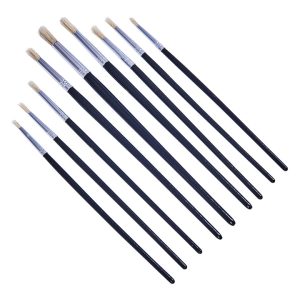 AMTECH ROUND TIP ART BRUSH SET Pack Of 9
