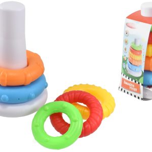 STACKING RINGS IN COLOUR SLEEVE