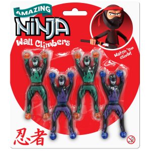 4PC NINJA WALL CLIMBERS - NINJA SERIES