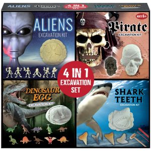 4-IN-1 EXCAVATION SET - BOYS