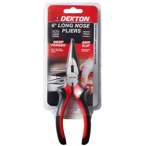 DEKTON LONG NOSE PLIERS 6 INCH