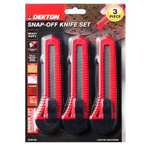 DEKTON LARGE SNAP OFF KNIFE Pack Of 3