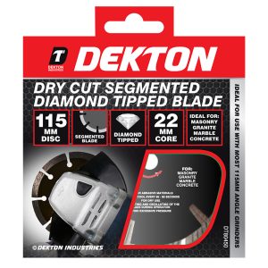 DEKTON DRY CUT / CONCERETE DIAMOND TIPPED BLADE 115MM
