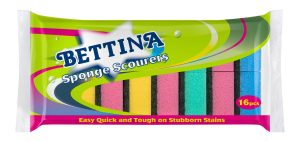 BETTINA SPONGE SCOURER 16/PK