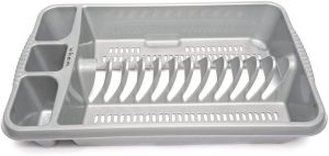 WHAM CASA MEDIUM DISH DRAINER SILVER