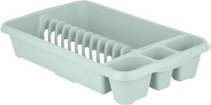 WHAM CASA MEDIUM DISH DRAINER SILVER SAGE