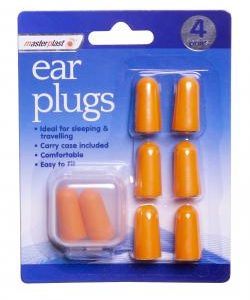 MASTERPLAST EAR PLUGS 4 PAIRS