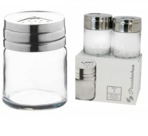 PASABACHE BASIC SALT & PEPPER SHAKERS 115 ML 2 PCS SET