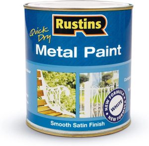 RUSTINS METAL PAINT WHITE 500ML