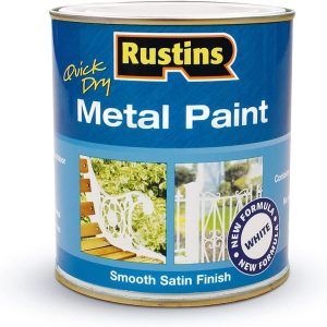 RUSTINS METAL PAINT WHITE 500ML