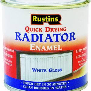 RUSTINS QUICK DRY RADIATOR PAINT GLOSS 500ML
