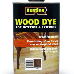 RUSTINS WOOD DYE BROWN MAHOGANY 250ML