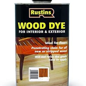 RUSTINS WOOD DYE LIGHT OAK 250ML