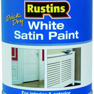 RUSTINS SATIN WHITE 250ML