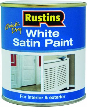 RUSTINS SATIN WHITE 250ML