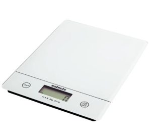 SABICHI KITCHEN DIGITAL SCALE WHITE 5KG