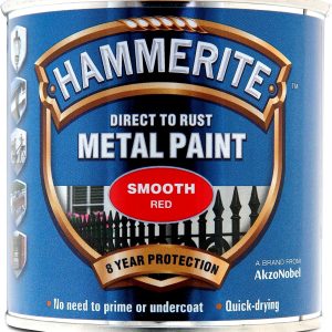 HAMMERITE METAL PAINT SMOOTH RED 250ML