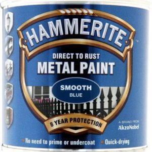 HAMMERITE METAL PAINT SMOOTH BLUE 250ML