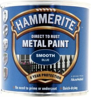 HAMMERITE METAL PAINT SMOOTH BLUE 250ML