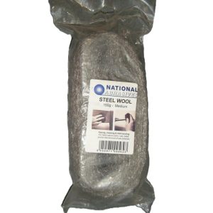 NATIONAL ABRASIVES MEDIUM STEEL WOOL 150GM