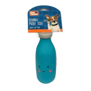 PET TOUCH SQUEAKY MILK BOTTLE DOG TOY