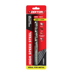 DEKTON HSS-R EDGE GROUND DRILL BIT 4.8MM X 86