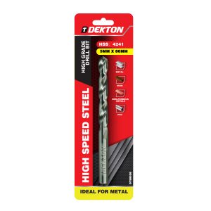 DEKTON HSS-R EDGE GROUND DRILL BIT 5MM X 86MM