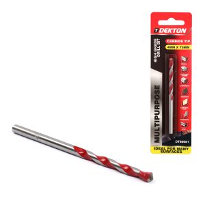 DEKTON MULTI-PURPOSE DRILL BIT 4MM X 75MM