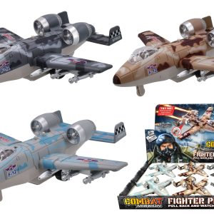 COMBAT MISSION ASSORTED DIE CAST AIRCRAFT WITH LIGHT AND SOUND