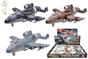 COMBAT MISSION ASSORTED DIE CAST AIRCRAFT WITH LIGHT AND SOUND