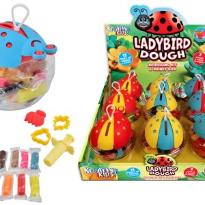 ASSORTED MONEYBOX BUG DOUGH TUBS