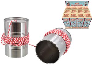 SUPER RETRO TIN CAN TELEPHONE