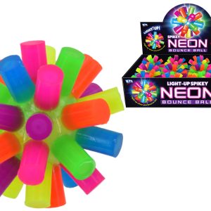 LIGHT UP SPIKEY DIGIT BALL 75MM