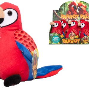 ASSORTED COLOUR PARROT PALS 14CM