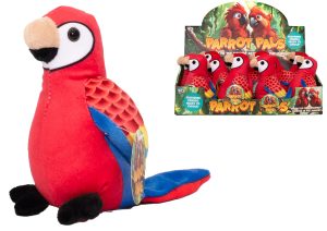 ASSORTED COLOUR PARROT PALS 14CM