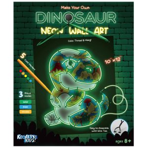 MAKE YOUR OWN DINOSAUR NEON WALL ART