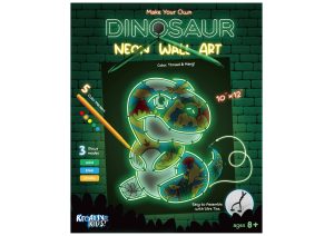 MAKE YOUR OWN DINOSAUR NEON WALL ART