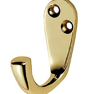 STAR PACK SINGLE ROBE HOOK BRASS PLATED