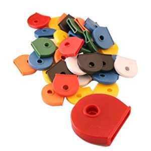 STAR Pack Of 8 ASSORTED COLOURS KEY CAP