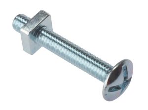 STAR Pack Of 7 ROOFING BOLT & NUT M6 X 25MM