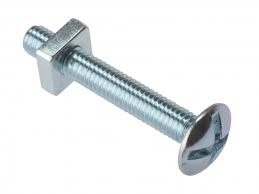 STAR Pack Of 4 ROOFING BOLT & NUT M6 X 80MM