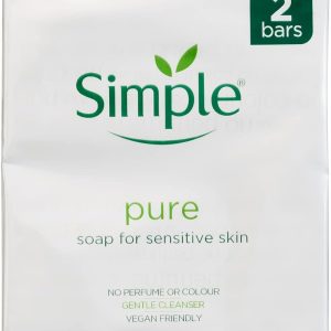 SIMPLE PURE SOAP FOR SENSITIVE SKIN 100G Pack Of 2